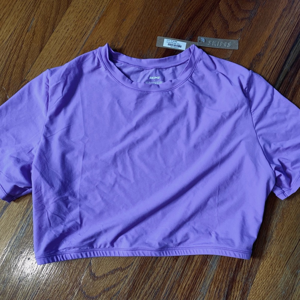 Skims Fits Everybody Super Cropped T-Shirt